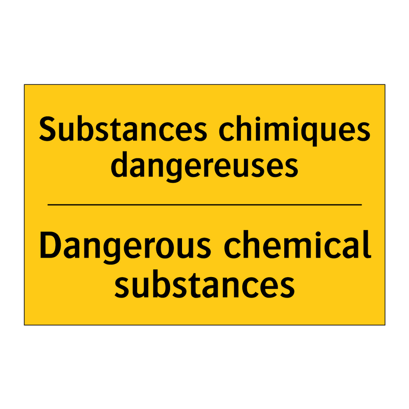 Substances chimiques dangereuses /.../ - Dangerous chemical substances