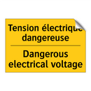 Tension électrique dangereuse - Dangerous electrical voltage