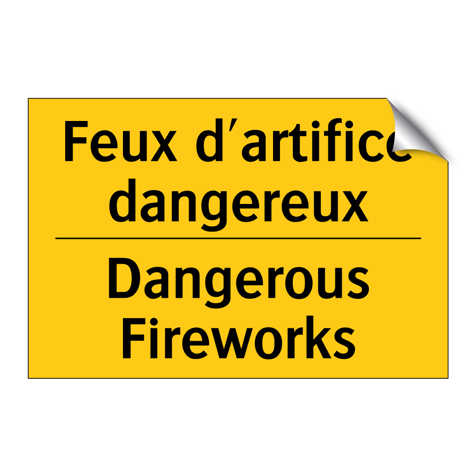 Feux d'artifice dangereux - Dangerous Fireworks