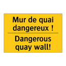 Mur de quai dangereux ! - Dangerous quay wall!