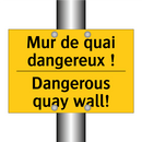 Mur de quai dangereux ! - Dangerous quay wall!