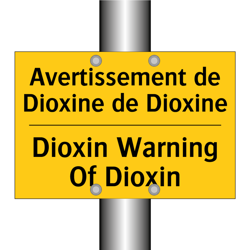 Avertissement de Dioxine de Dioxine /.../ - Dioxin Warning Of Dioxin
