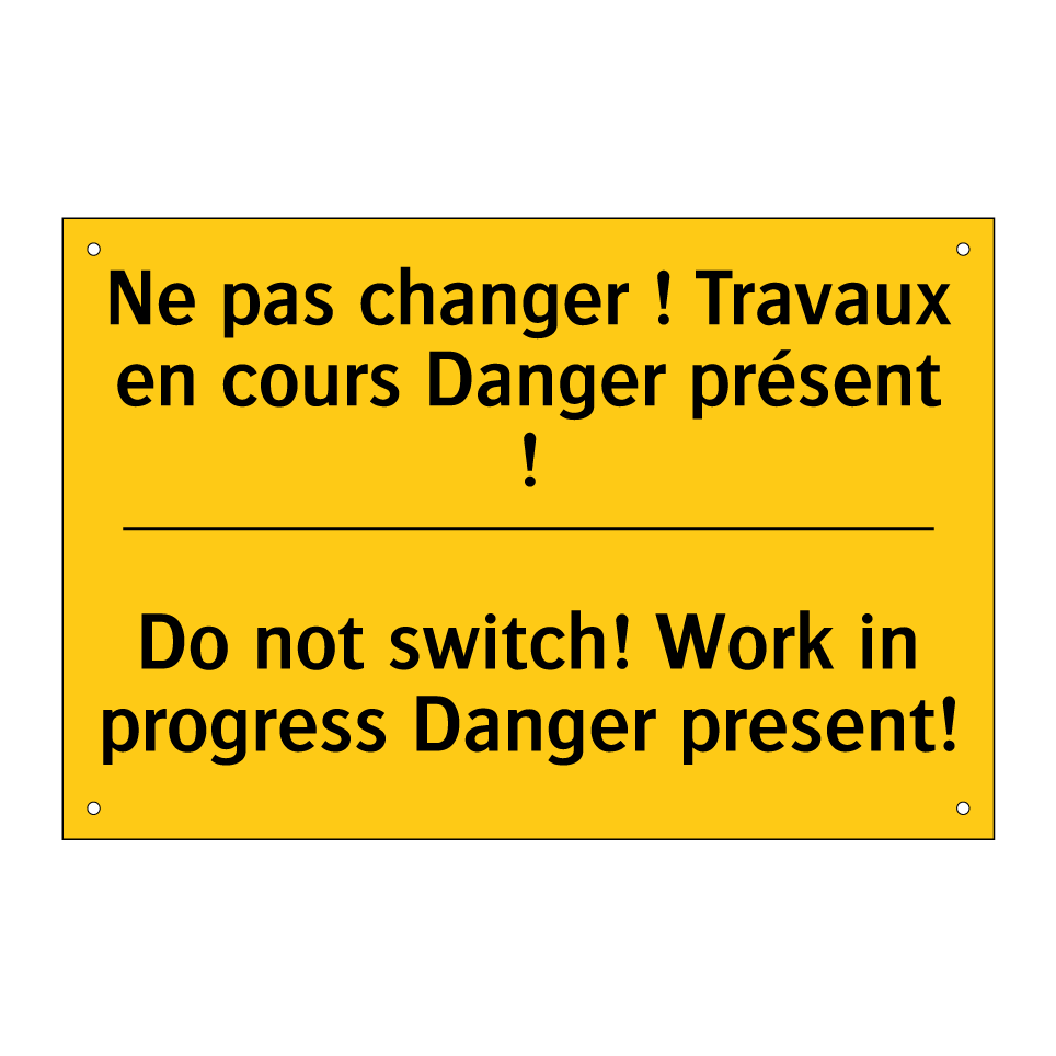 Ne pas changer ! Travaux en cours  /.../ - Do not switch! Work in progress  /.../