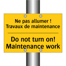 Ne pas allumer ! Travaux de maintenance /.../ - Do not turn on! Maintenance work /.../