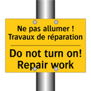 Ne pas allumer ! Travaux de réparation /.../ - Do not turn on! Repair work