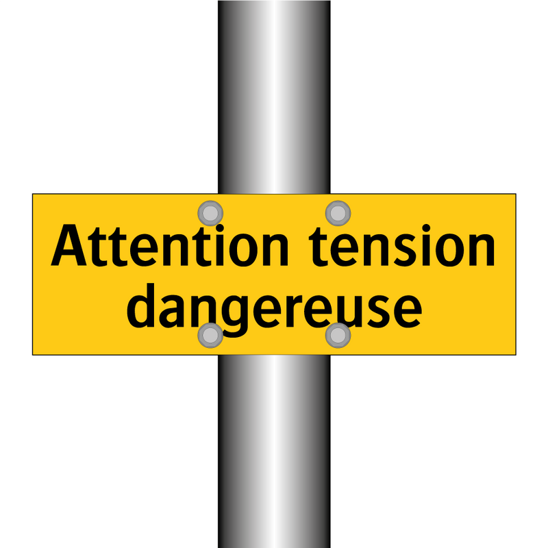 Attention tension dangereuse