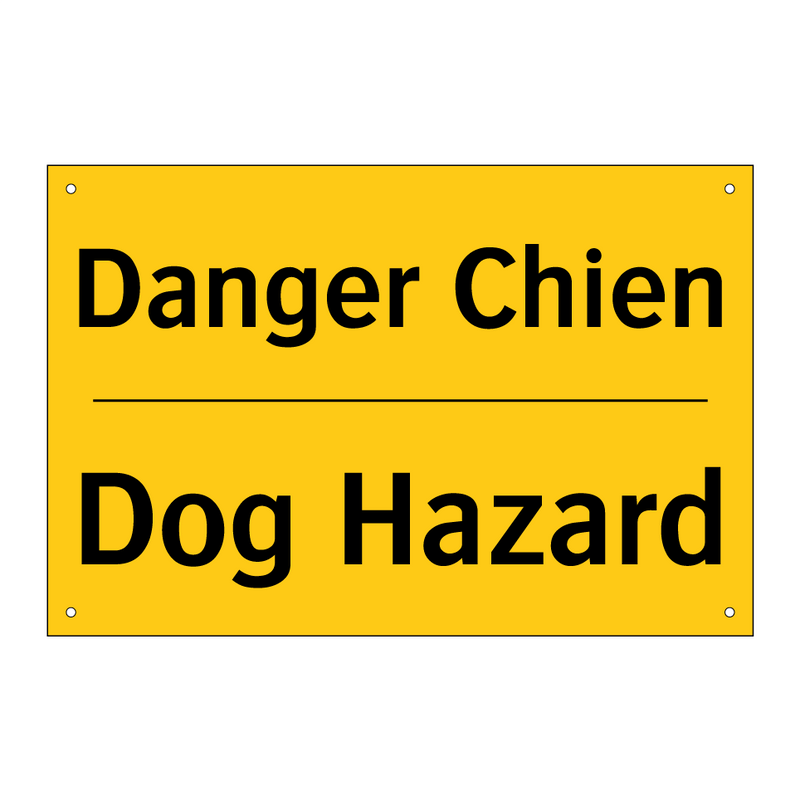 Danger Chien - Dog Hazard