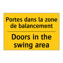 Portes dans la zone de balancement /.../ - Doors in the swing area