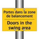Portes dans la zone de balancement /.../ - Doors in the swing area