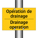 Opération de drainage - Drainage operation