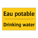 Eau potable - Drinking water