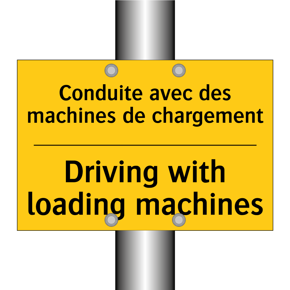 Conduite avec des machines de  /.../ - Driving with loading machines