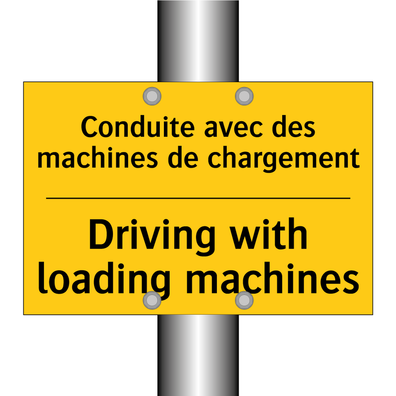 Conduite avec des machines de  /.../ - Driving with loading machines
