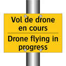 Vol de drone en cours - Drone flying in progress