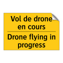 Vol de drone en cours - Drone flying in progress