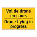 Vol de drone en cours - Drone flying in progress