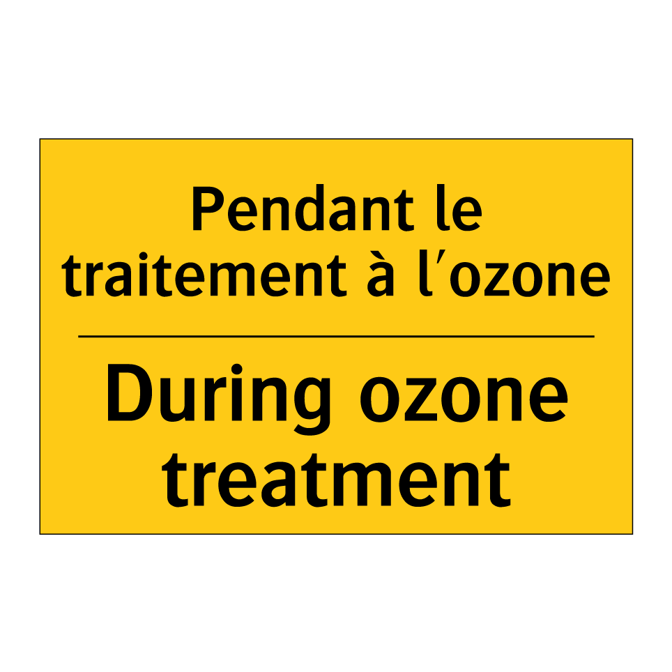 Pendant le traitement à l'ozone /.../ - During ozone treatment