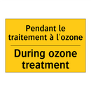 Pendant le traitement à l'ozone /.../ - During ozone treatment