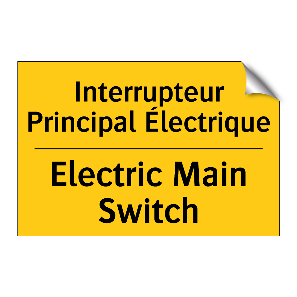 Interrupteur Principal Électrique /.../ - Electric Main Switch