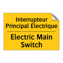 Interrupteur Principal Électrique /.../ - Electric Main Switch