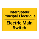 Interrupteur Principal Électrique /.../ - Electric Main Switch
