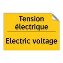 Tension électrique - Electric voltage