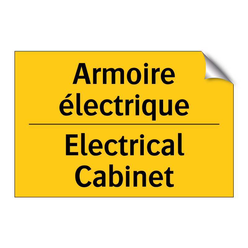 Armoire électrique - Electrical Cabinet