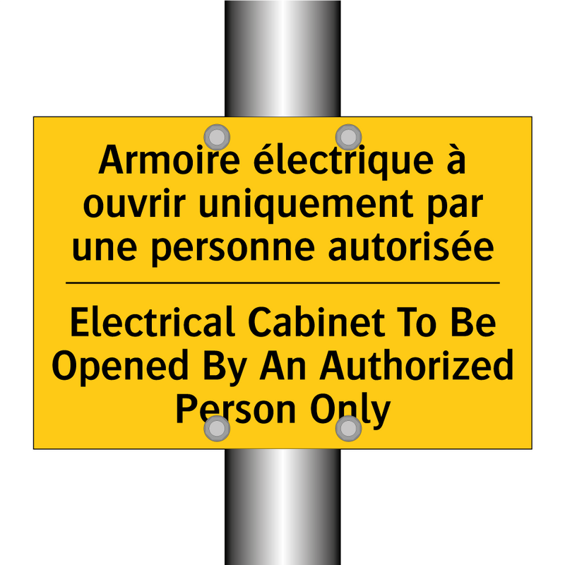 Armoire électrique à ouvrir uniquement  /.../ - Electrical Cabinet To Be Opened  /.../