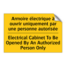 Armoire électrique à ouvrir uniquement  /.../ - Electrical Cabinet To Be Opened  /.../