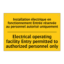 Installation électrique en fonctionnement  /.../ - Electrical operating facility  /.../