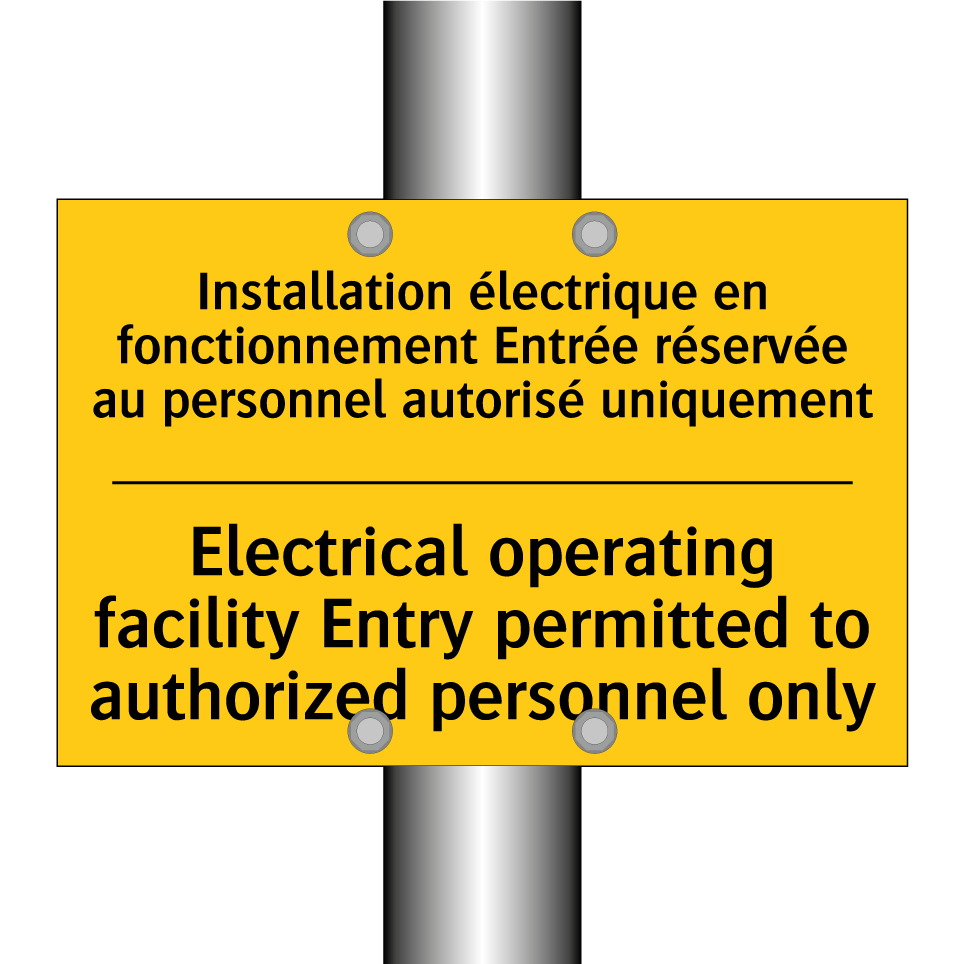 Installation électrique en fonctionnement  /.../ - Electrical operating facility  /.../
