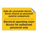 Salle de commande électrique Accès  /.../ - Electrical operating room Access  /.../