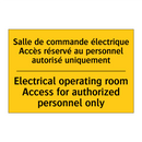 Salle de commande électrique Accès  /.../ - Electrical operating room Access  /.../