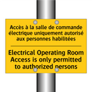 Accès à la salle de commande électrique  /.../ - Electrical Operating Room Access  /.../