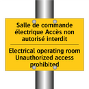 Salle de commande électrique Accès  /.../ - Electrical operating room Unauthorized  /.../