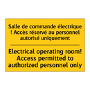 Salle de commande électrique !  /.../ - Electrical operating room! Access  /.../