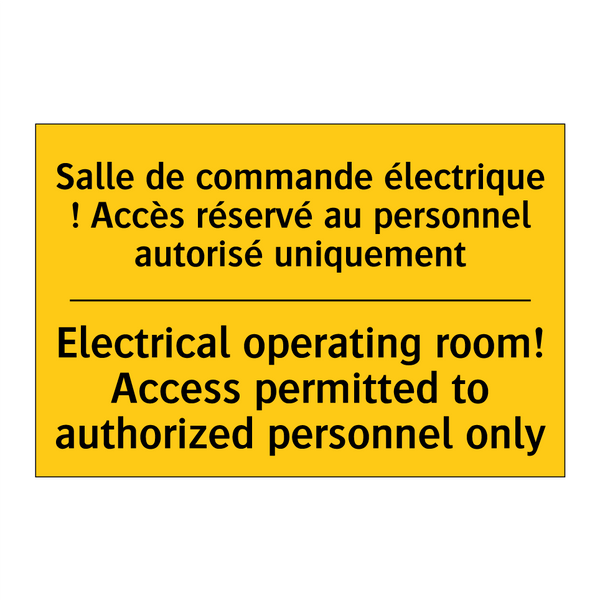 Salle de commande électrique !  /.../ - Electrical operating room! Access  /.../