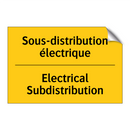 Sous-distribution électrique - Electrical Subdistribution