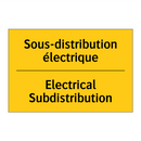 Sous-distribution électrique - Electrical Subdistribution
