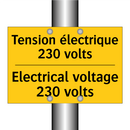 Tension électrique 230 volts - Electrical voltage 230 volts