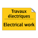 Travaux électriques - Electrical work