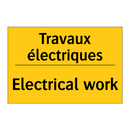 Travaux électriques - Electrical work