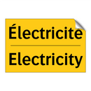 Électricité - Electricity