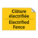 Clôture électrifiée - Electrified Fence