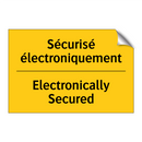 Sécurisé électroniquement - Electronically Secured