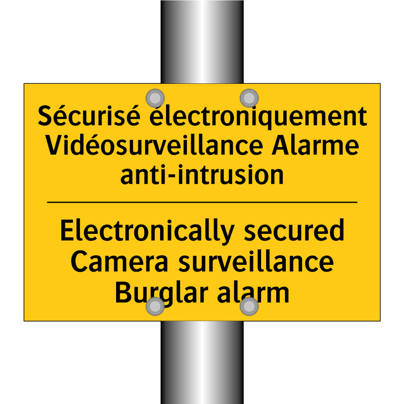 Sécurisé électroniquement Vidéosurveillance  /.../ - Electronically secured Camera  /.../