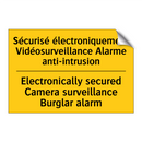Sécurisé électroniquement Vidéosurveillance  /.../ - Electronically secured Camera  /.../