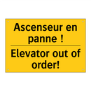Ascenseur en panne ! - Elevator out of order!