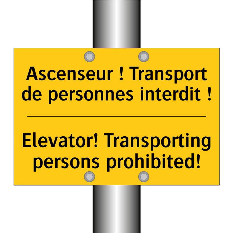 Ascenseur ! Transport de personnes  /.../ - Elevator! Transporting persons  /.../