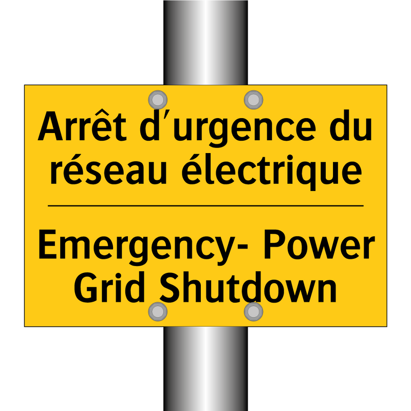 Arrêt d'urgence du réseau électrique /.../ - Emergency- Power Grid Shutdown